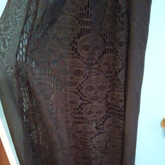 Hot Topic Midnight Hour Crochet Skull Maxi Dress - Picture 8 of 11